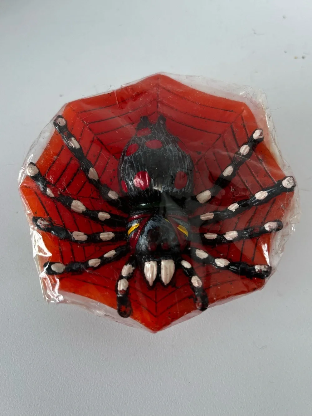 Vintage Hand Painted Foam Wax Tarantula Candle